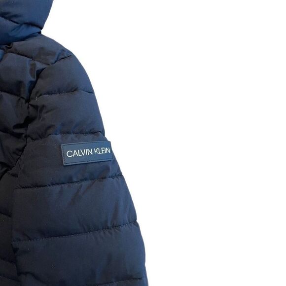 Calvin Klein Short Stretch Packable Coat - Picture 4 of 8